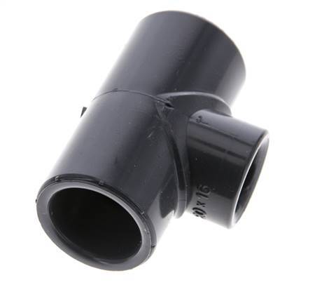 PVC Reducing Tee Fitting Socket 20 to 16mm [5 Pieces]