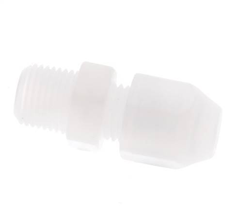 2x4mm & R1/8'' PP Straight Hose Fitting with Male Threads 10bar/145psi [2 Pieces]
