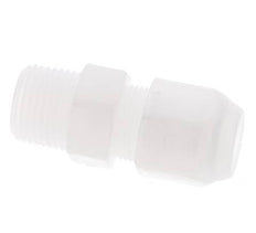 8x10mm & R3/8'' PP Straight Hose Fitting with Male Threads 10bar/145psi [2 Pieces]
