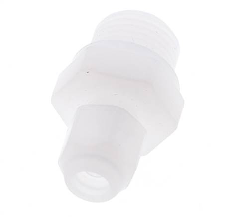 9x12mm & G1/2'' PVDF Straight Hose Fitting with Male Threads 10bar/145psi