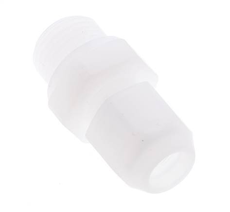 12x14mm & G1/4'' PVDF Straight Hose Fitting with Male Threads 10bar/145psi