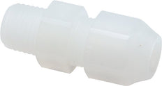 4x6mm & R1/8'' PVDF rechte slangkoppeling met buitendraad 10bar/145psi