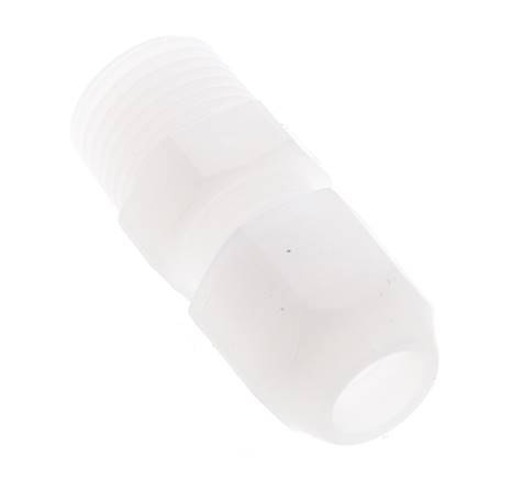 8x10mm & R1/4'' PP Elbow Hose Fitting with Male Threads 10bar/145psi [2 Pieces]