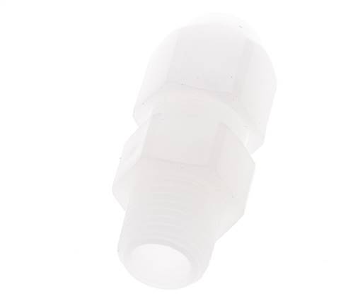 8x10mm & R1/4'' PP Elbow Hose Fitting with Male Threads 10bar/145psi [2 Pieces]