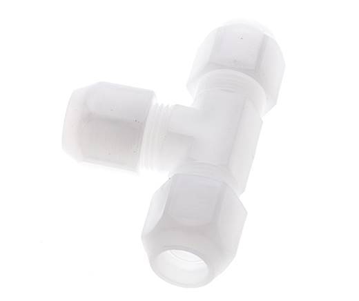 6x8mm PVDF T-Shape Hose Fitting 10bar/145psi