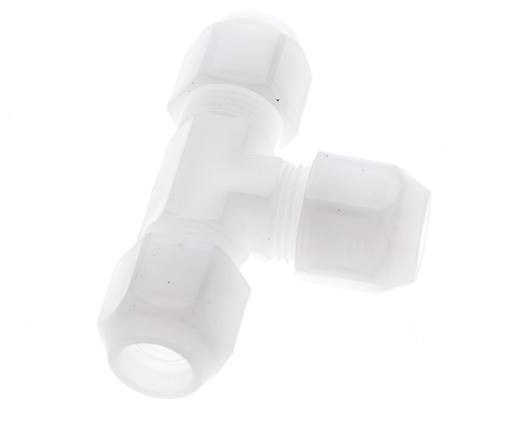 6x8mm PVDF T-Shape Hose Fitting 10bar/145psi