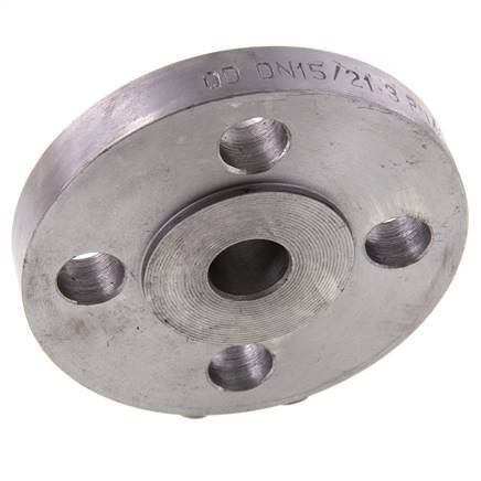 Welding Neck Flange DN15-PN40 21.3mm Black Steel DIN 2635 And EN 1092-1 (Type 11)