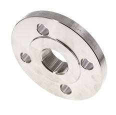 Threaded Flange DN100-PN16 Rp 4'' Stainless Steel 1.4571 DIN 2566 And EN 1092-1 (Type 13)