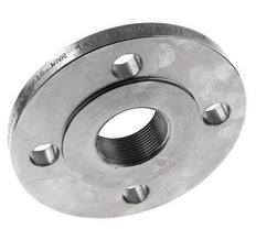 Threaded Flange DN40-PN16 Rp 1-1/2'' Stainless Steel 1.4571 DIN 2566