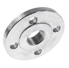 Threaded Flange DN100-PN16 Rp 4'' Zinc-Plated Steel DIN 2566 And EN 1092-1 (Type 13)