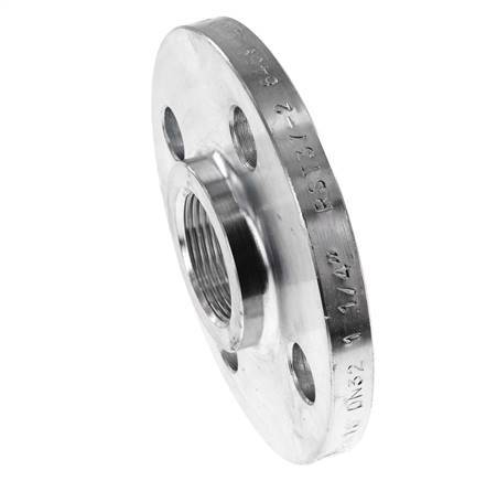 Threaded Flange DN125-PN16 Rp 5'' Zinc-Plated Steel DIN 2566 And EN 1092-1 (Type 13)