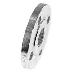 Threaded Flange DN100-PN16 Rp 4'' Zinc-Plated Steel DIN 2566 And EN 1092-1 (Type 13)
