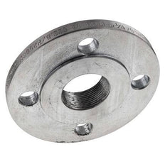 Threaded Flange DN40-PN16 Rp 1-1/2'' Zinc-Plated Steel DIN 2566
