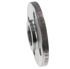 Threaded Flange DN40-PN16 Rp 1-1/2'' Zinc-Plated Steel DIN 2566