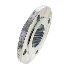 Threaded Flange DN50-PN6 Rp 2'' Zinc-Plated Steel DIN 2565 And EN 1092-1 (Type 13)