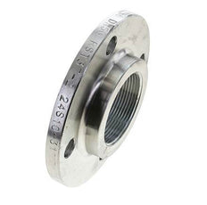 Threaded Flange DN50-PN6 Rp 2'' Zinc-Plated Steel DIN 2565 And EN 1092-1 (Type 13)