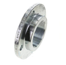 Threaded Flange DN65-PN6 Rp 2-1/2'' Zinc-Plated Steel DIN 2565 And EN 1092-1 (Type 13)