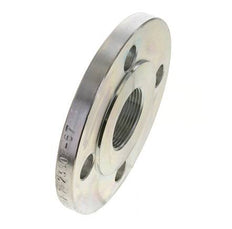 Threaded Flange DN65-PN40 Rp 2-1/2'' Zinc-Plated Steel DIN 2567 And EN 1092-1 (Type 13)