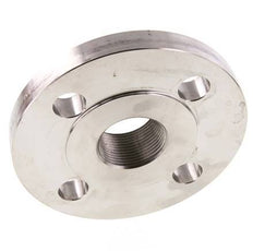 Threaded Flange DN40-PN40 Rp 1-1/2'' Stainless Steel 1.4571 EN 1092-1 (type 13)