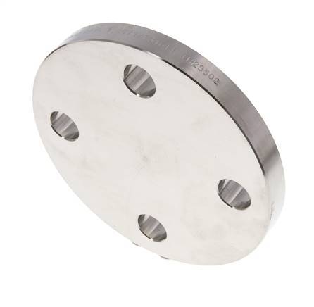 Blind Flange DN100-PN16 Stainless Steel 1.4571 DIN 2527 And EN 1092-1 (Type 05)
