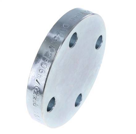 Blind Flange DN40-PN40 Zinc-Plated Steel DIN 2527 And EN 1092-1 (Type 05)