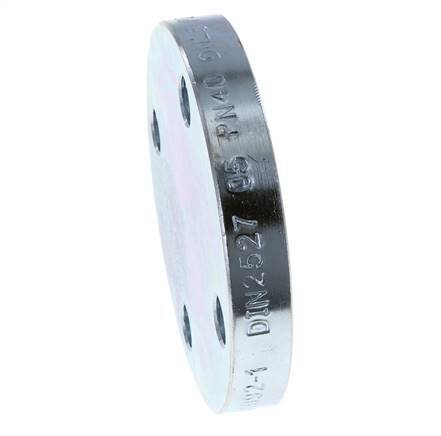 Blind Flange DN40-PN40 Zinc-Plated Steel DIN 2527 And EN 1092-1 (Type 05)