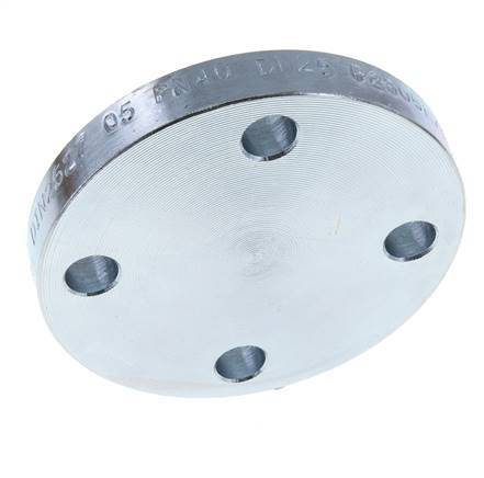 Blind Flange DN40-PN40 Zinc-Plated Steel DIN 2527 And EN 1092-1 (Type 05)