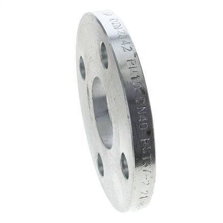 Loose Flange DN50-PN10 Galvanized Steel Solid Material DIN 2642 And EN 1092-1 (Type 02)