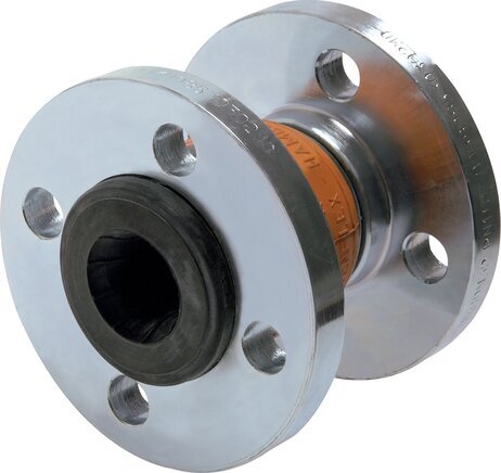 Flanged Rubber Expansion Joint DN50-PN16 EPDM High Temperature