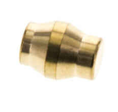 6mm Brass Closing Plug for Compression Ring Fittings 150 Bar DIN EN 1254-2 [5 Pieces]