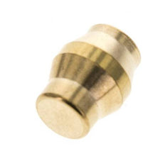 8mm Brass Closing Plug for Compression Ring Fittings 135 Bar DIN EN 1254-2 [5 Pieces]