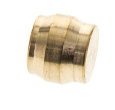 10mm Brass Closing Plug for Compression Ring Fittings 95 Bar DIN EN 1254-2 [5 Pieces]