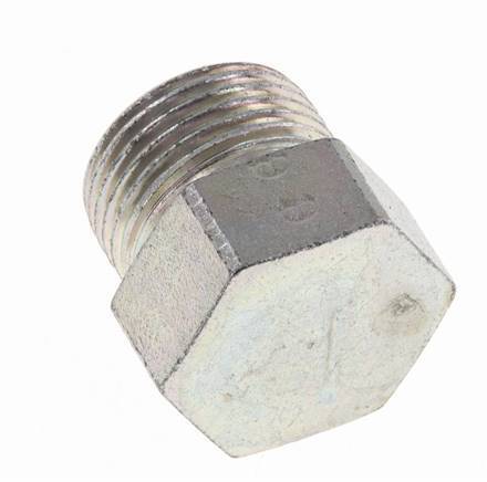 12S Zinc plated Steel Closing Plug for Tubes 630 Bar DIN 2353