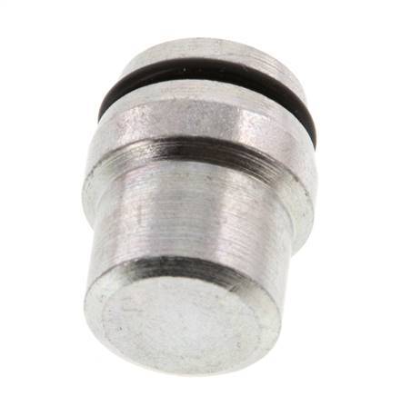 16S Zinc plated Steel Closing Plug for Cutting Ring Fittings 400 Bar DIN 2353 [5 Pieces]