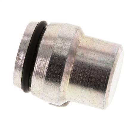 20S Verzinkt Stalen Plug voor Snijring Koppeling 400 Bar DIN 2353 [2 Stuks]