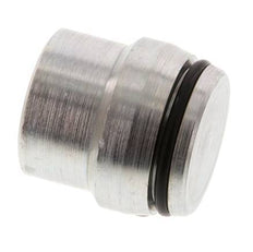 25S Verzinkt Stalen Plug voor Snijring Koppeling 400 Bar DIN 2353 [2 Stuks]