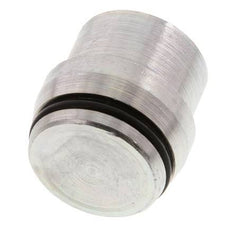 25S Verzinkt Stalen Plug voor Snijring Koppeling 400 Bar DIN 2353 [2 Stuks]
