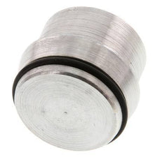 28L Verzinkt Stalen Plug voor Snijring Koppeling 160 Bar DIN 2353 [2 Stuks]