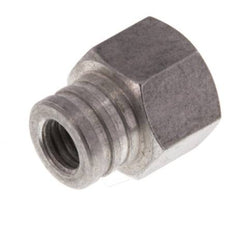 G 1/4'' Female Aluminum Vacuum Zuignap Fitting DN 6.5 SW 17 [2 Stuks]
