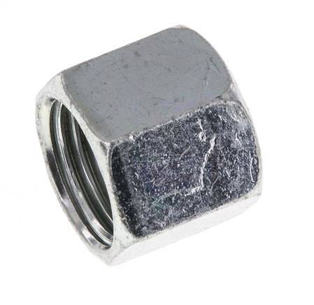 UNF 9/16''-18 Zinc plated Steel End cap ORFS 630 Bar