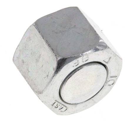 UN 11/16''-16 Zinc plated Steel End cap ORFS 630 Bar
