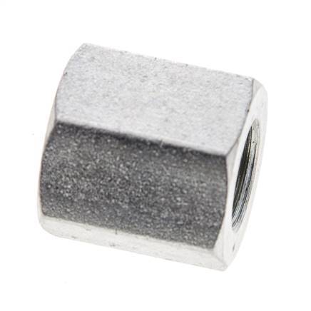 1/8'' NPT Verzinkt Stalen Plug met Buitenzeskant 345 Bar [2 Stuks]
