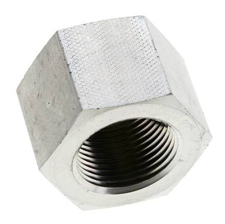 1'' NPT Verzinkt Stalen Plug met Buitenzeskant 140 Bar