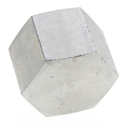 1'' NPT Verzinkt Stalen Plug met Buitenzeskant 140 Bar