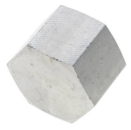 1'' NPT Verzinkt Stalen Plug met Buitenzeskant 140 Bar