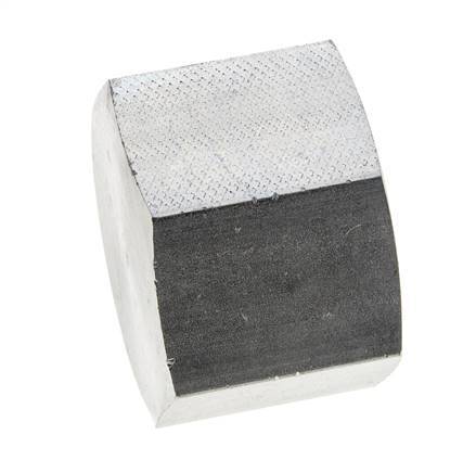 1'' NPT Verzinkt Stalen Plug met Buitenzeskant 140 Bar