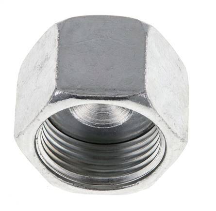 UN 1-3/16''-12 Verzinkt Stalen Afsluitkap ORFS 400 Bar