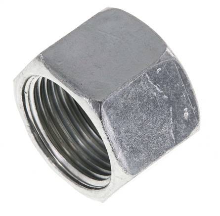 UN 1-3/16''-12 Verzinkt Stalen Afsluitkap ORFS 400 Bar