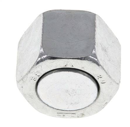 UN 1-3/16''-12 Verzinkt Stalen Afsluitkap ORFS 400 Bar