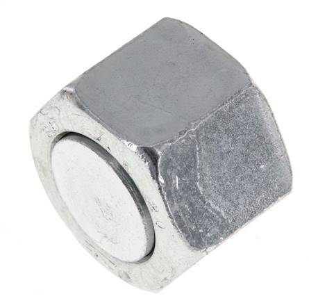 UN 1-3/16''-12 Verzinkt Stalen Afsluitkap ORFS 400 Bar